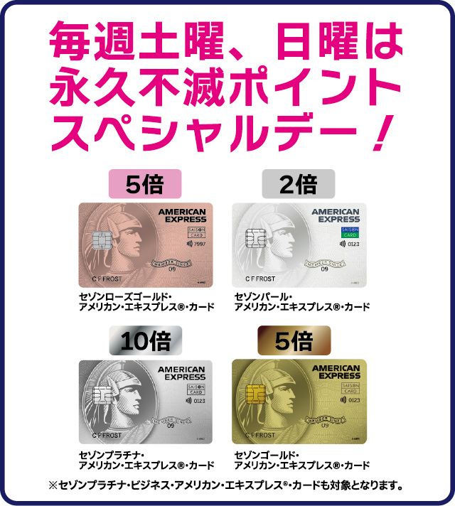 毎週土曜、日曜は永久不滅ポイントスペシャルデー！