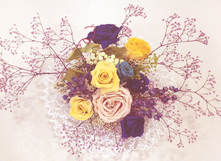生花をプリザーブドフラワーにしましょう プリザーブドフラワーお楽しみコース・資格コース